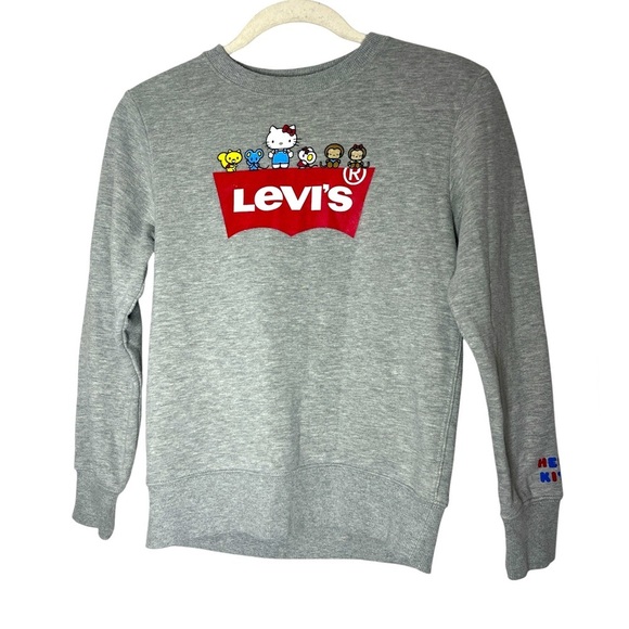 Levi's Other - RARE Levi’s x Hello Kitty Gray Sweatshirt Sz M